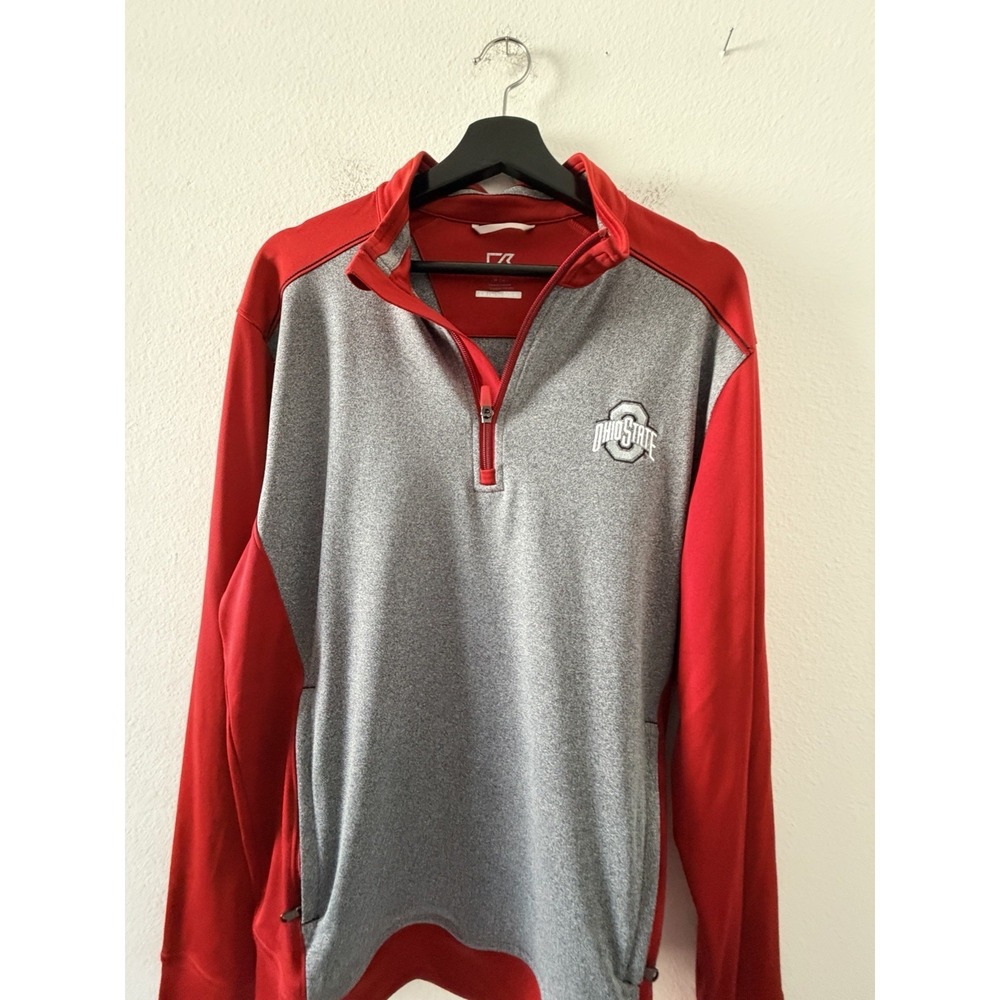 Cutter & Buck Ohio State 1/4 Zip Pullover Performance Shirt Size M